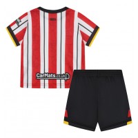 Camiseta Sheffield United Primera Equipación Replica 2024-25 para niños mangas cortas (+ Pantalones cortos)